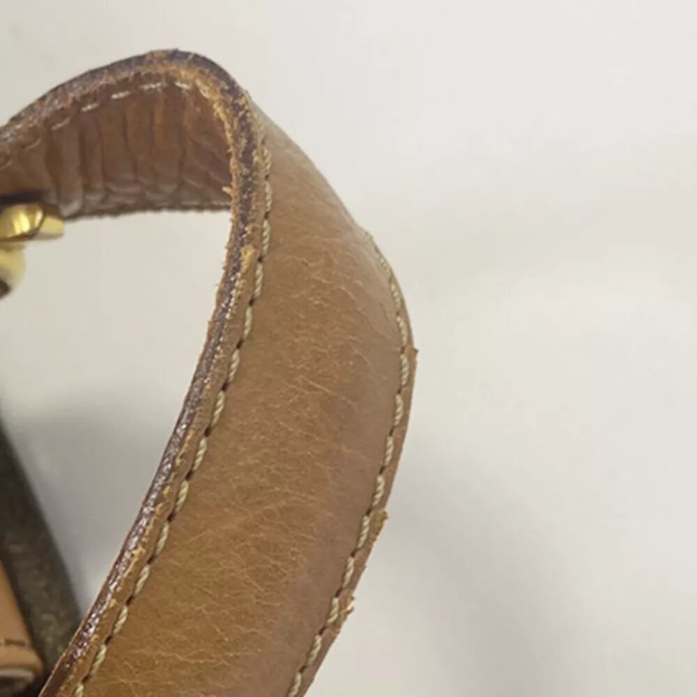 CELINE Macadam Pattern Horse Carriage Shoulder Bag PVC Leather Brown GHW 98YG603 - Picture 13 of 15